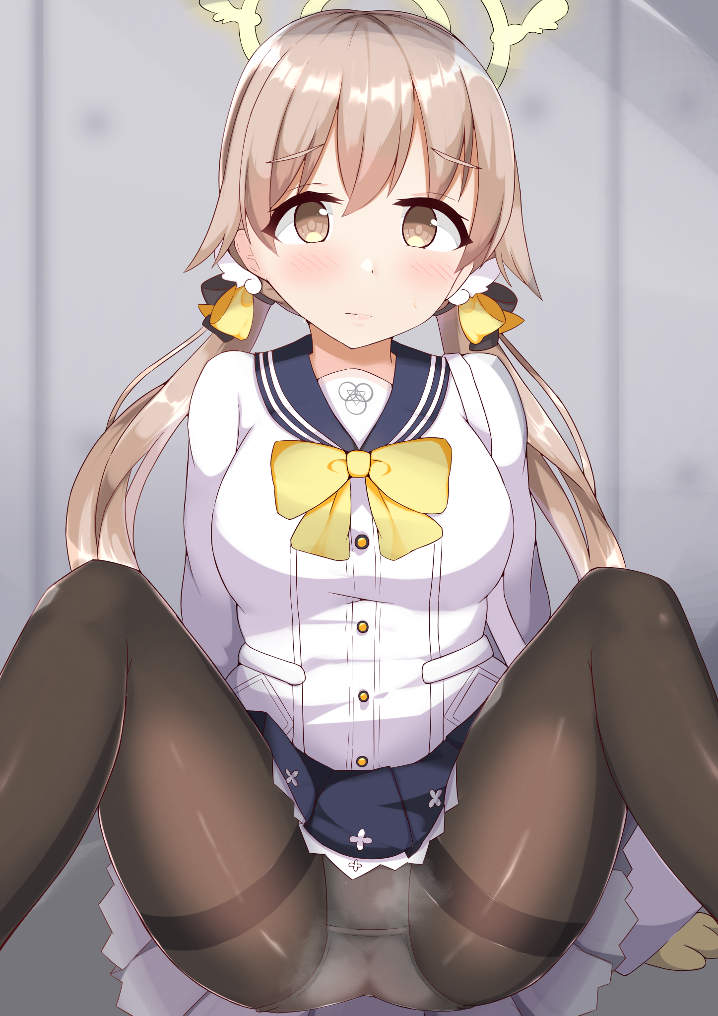 ブルーアーカイブの水着が可愛いちっぱい美少女阿慈谷ヒフミちゃんの二次エロ画像-70