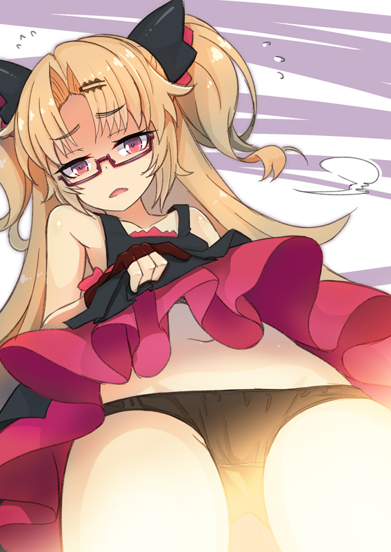 金髪ロリBBAで吸血鬼でかわいいVtuberな赤月ゆにちゃんのぺったん可愛いロリ二次エロ画像-17
