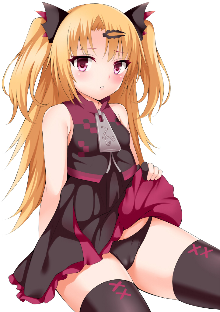 金髪ロリBBAで吸血鬼でかわいいVtuberな赤月ゆにちゃんのぺったん可愛いロリ二次エロ画像-19