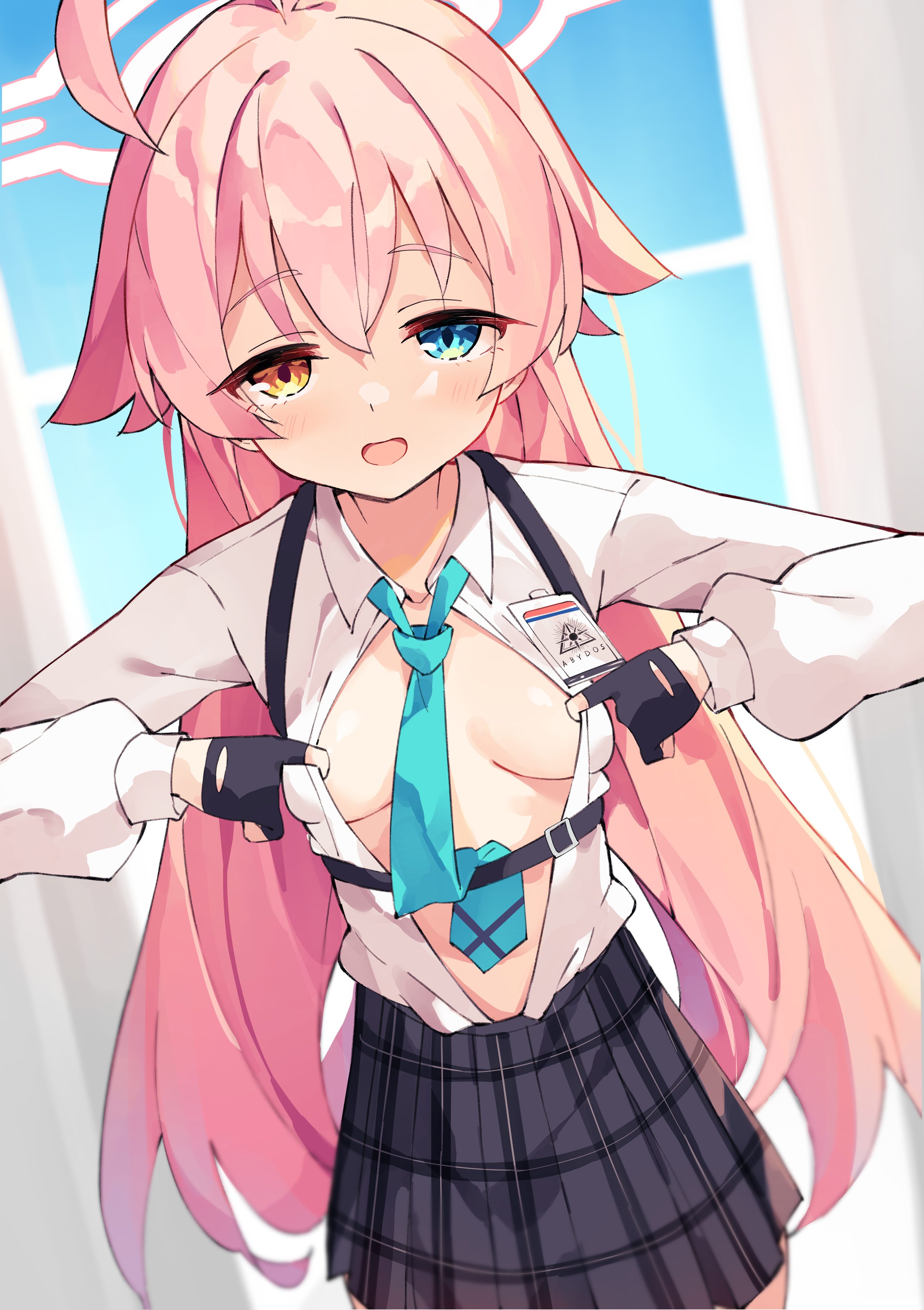 ブルーアーカイブのピンク髪オッドアイロリボディなおじさんこと小鳥遊ホシノちゃんの二次エロ画像-44