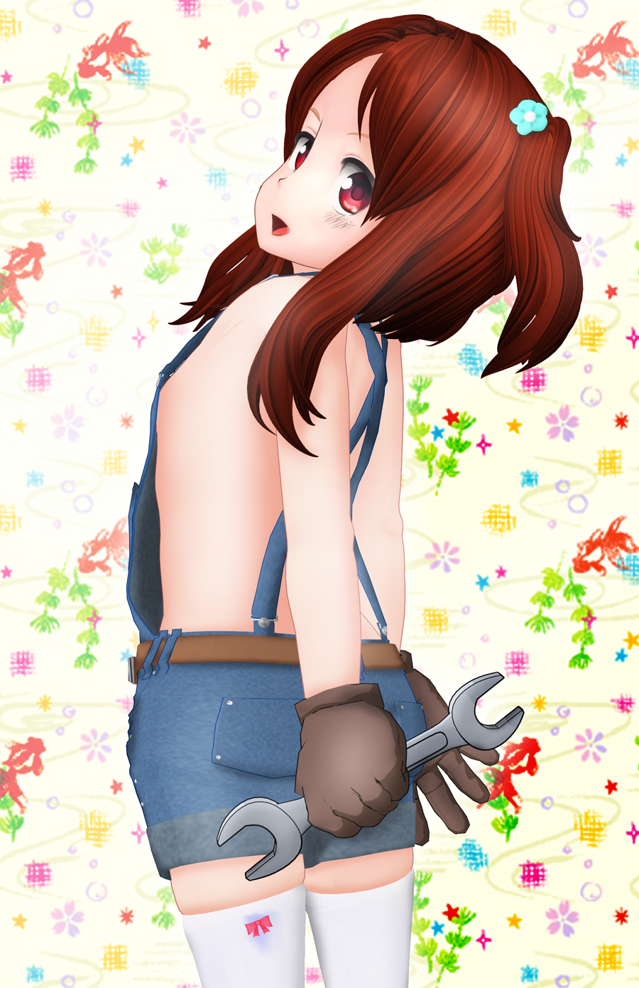 ガリレイドンナの裸オーバーオール可愛い三女で妹な星月・フェラーリちゃんの二次エロ画像-36