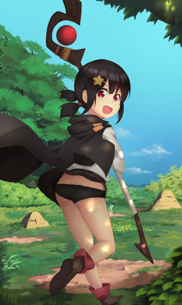 この素晴らしい世界に祝福を！のめぐみんの妹紅魔族のロリ少女こめっこちゃんの二次エロ画像-17