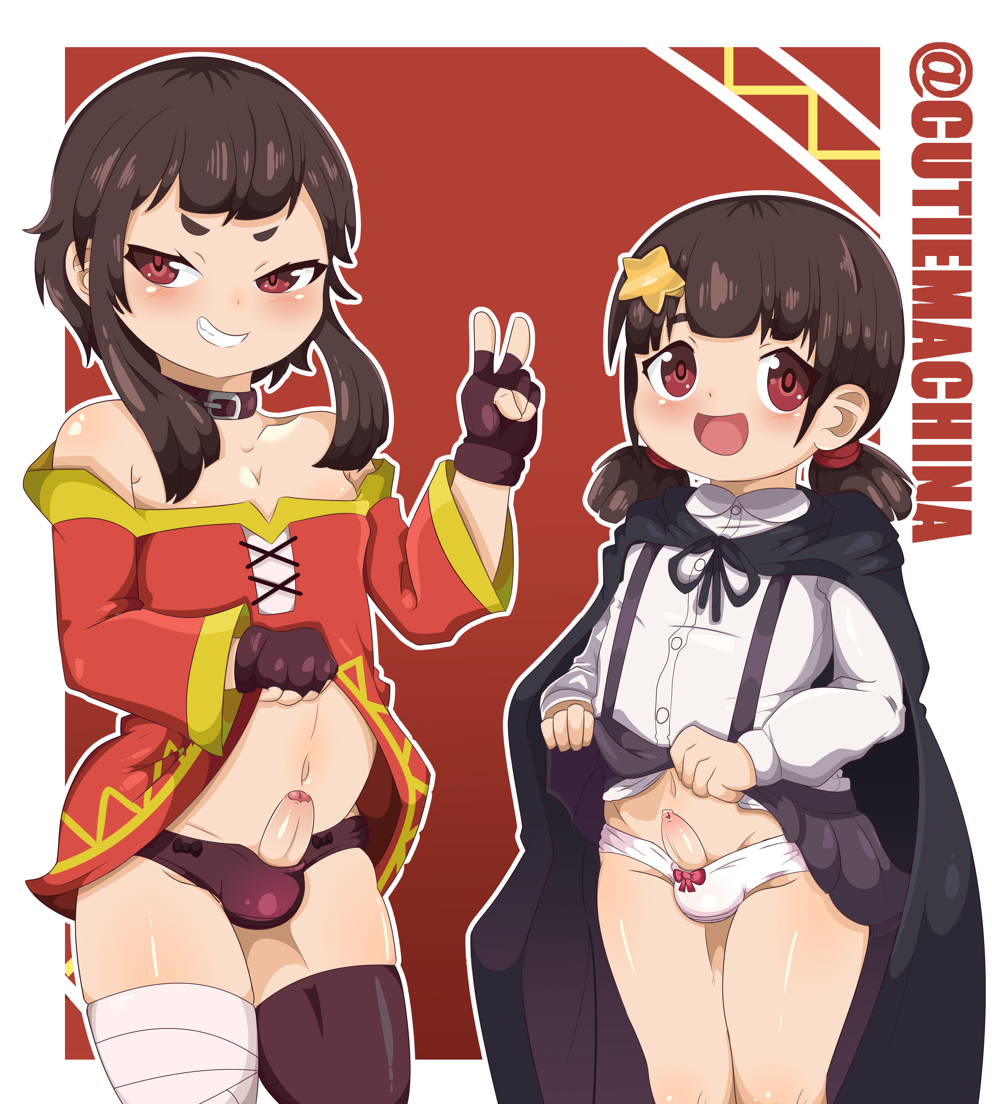 この素晴らしい世界に祝福を！のめぐみんの妹紅魔族のロリ少女こめっこちゃんの二次エロ画像-41