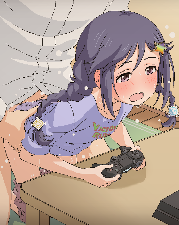 アイドルマスター・シンデレラガールズ、デレマスのゲーマーロリ美少女三好紗南ちゃん14歳の魅力的な二次エロ画像-21