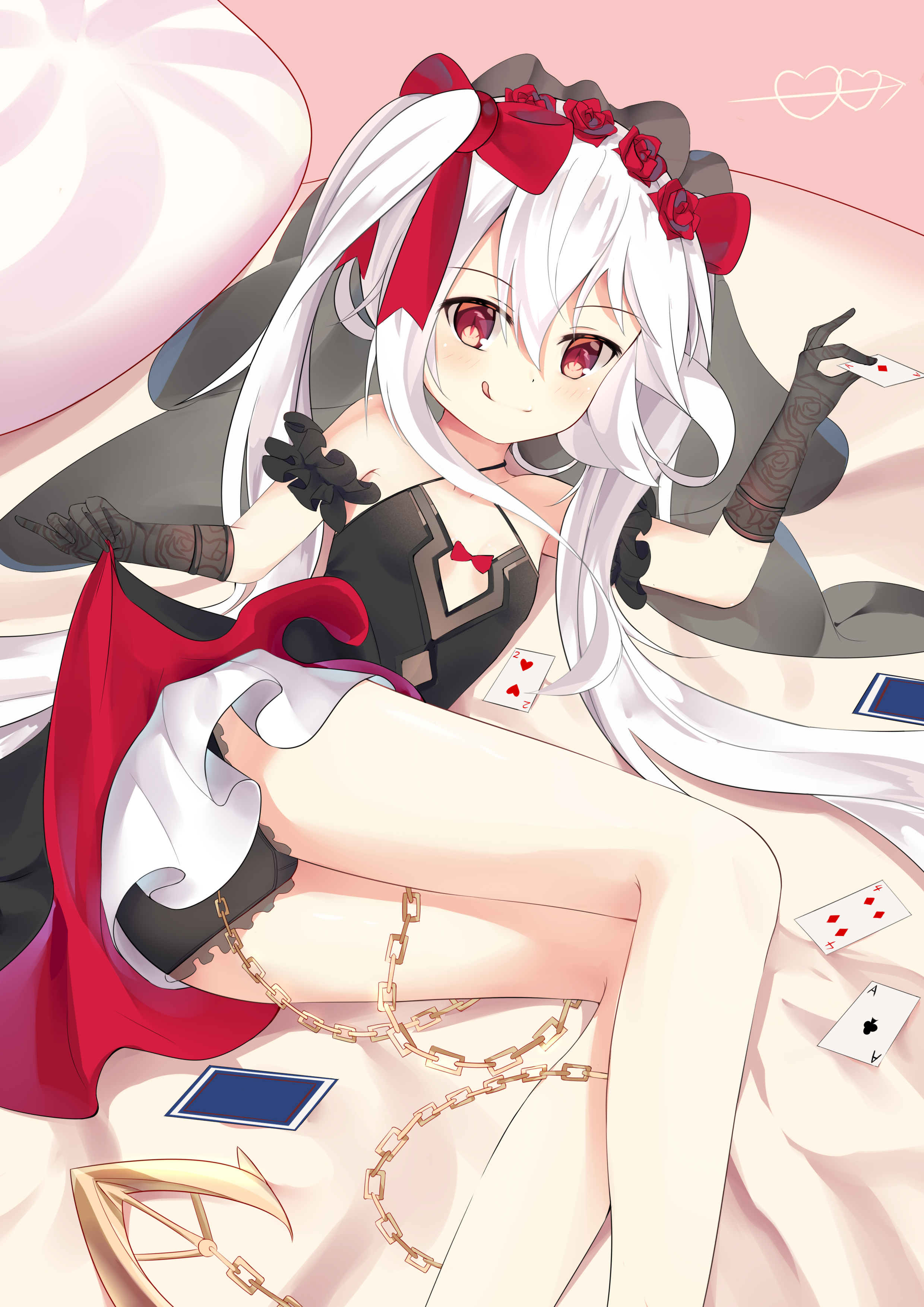 アズールレーンの銀髪ロリセクシー駆逐艦ヴァンパイアちゃんの二次エロ画像-1