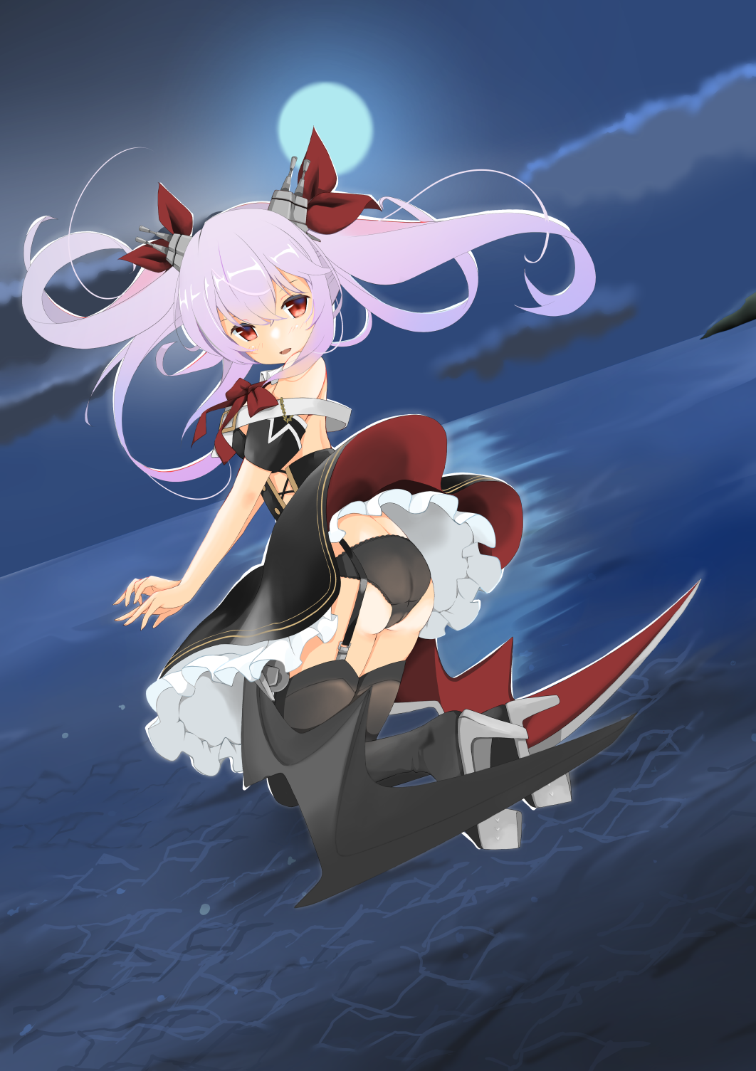 アズールレーンの銀髪ロリセクシー駆逐艦ヴァンパイアちゃんの二次エロ画像-61
