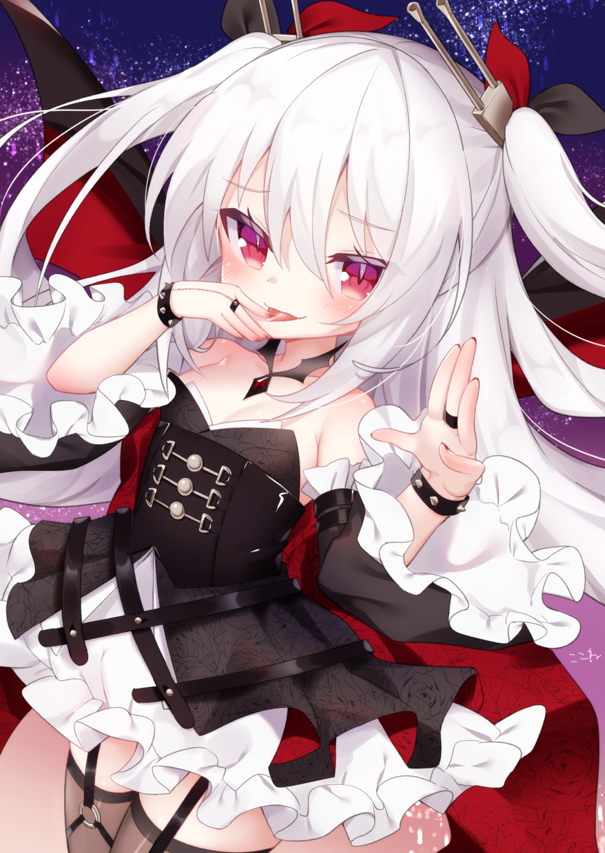 アズールレーンの銀髪ロリセクシー駆逐艦ヴァンパイアちゃんの二次エロ画像-82