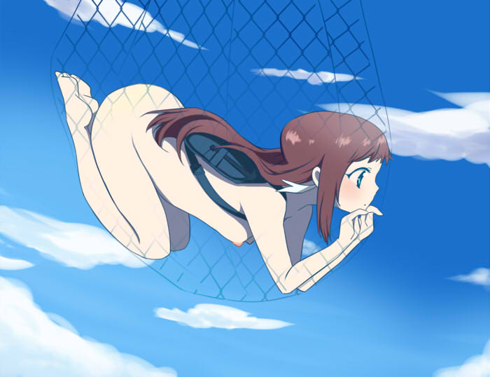 凪のあすからのJC2年ロリヒロインでノースリーブのたまらない向井戸まなかちゃんの二次エロ画像-2