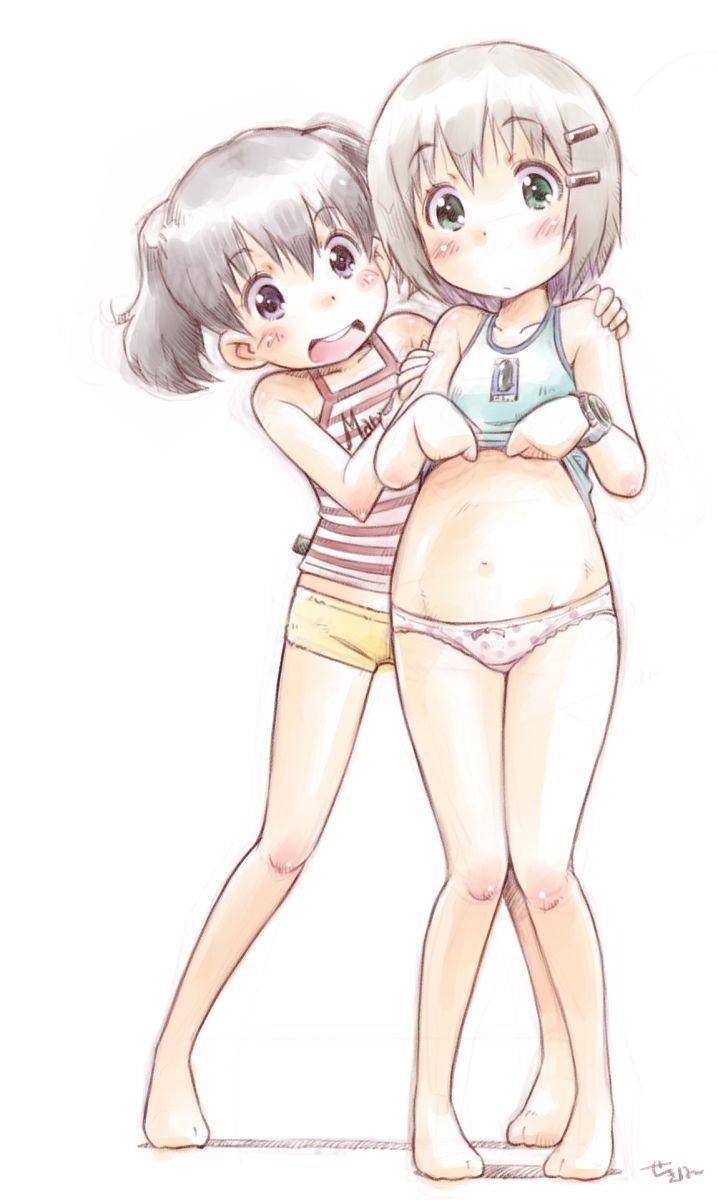 ヤマノススメの幼馴染カップリング雪村あおいちゃんと倉上ひなたちゃんのあおひな百合レズ二次画像-4