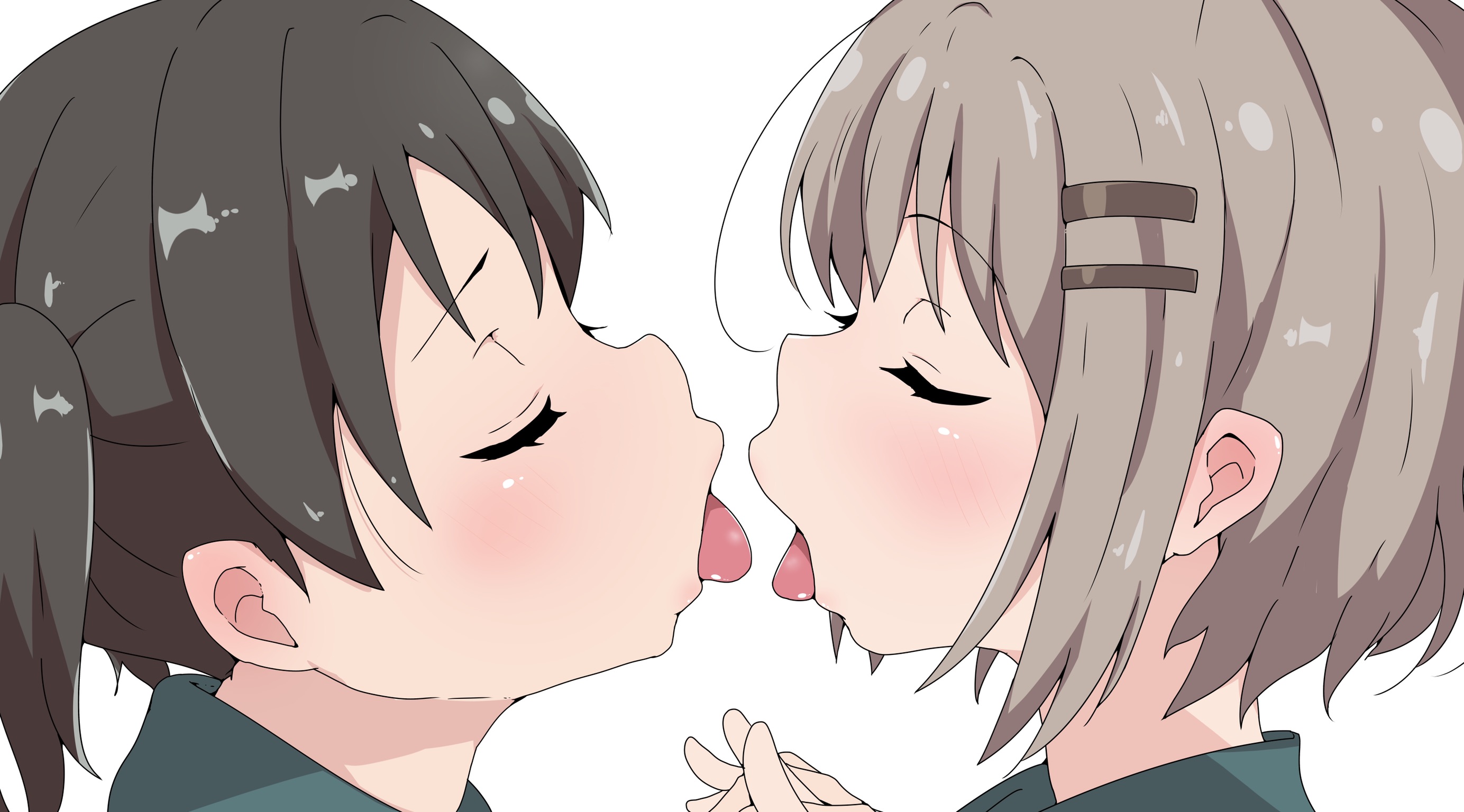 ヤマノススメの幼馴染カップリング雪村あおいちゃんと倉上ひなたちゃんのあおひな百合レズ二次画像-25