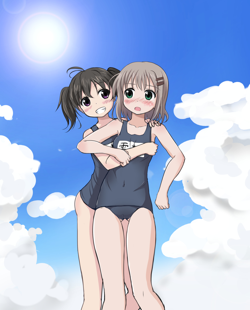 ヤマノススメの幼馴染カップリング雪村あおいちゃんと倉上ひなたちゃんのあおひな百合レズ二次画像-26