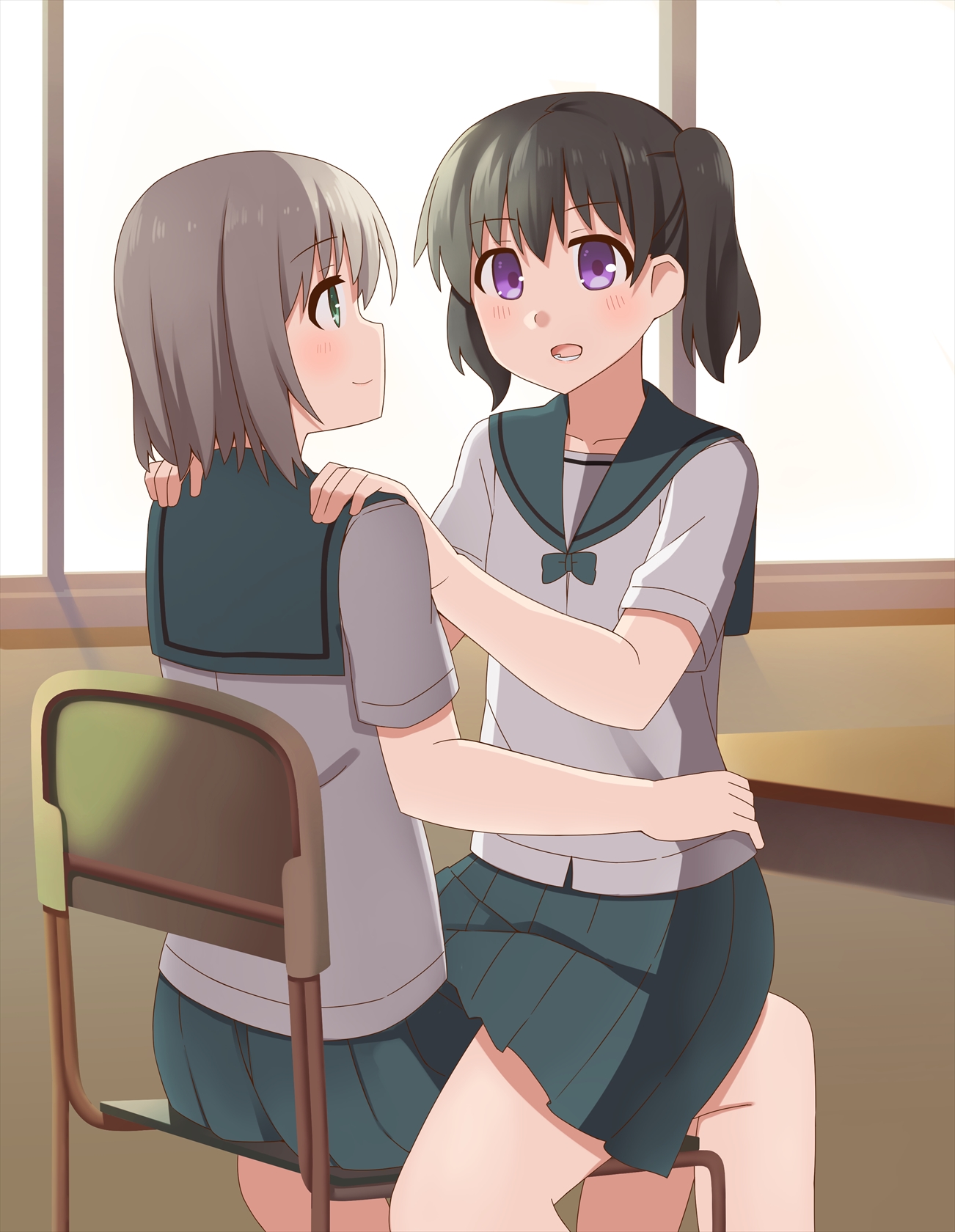 ヤマノススメの幼馴染カップリング雪村あおいちゃんと倉上ひなたちゃんのあおひな百合レズ二次画像-33