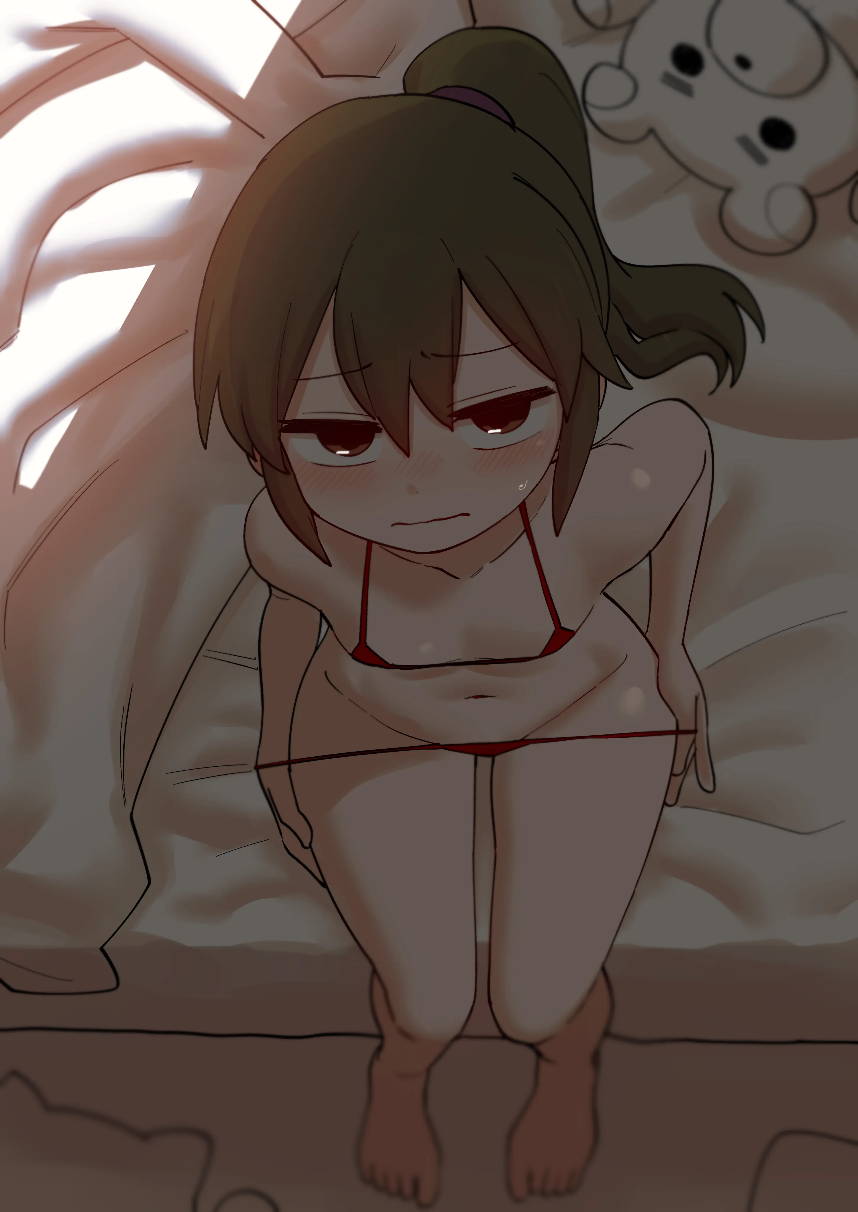 先輩がうざい後輩の話のぱっと見JSかJCのような合法ロリ五十嵐双葉ちゃんの二次エロ画像-10