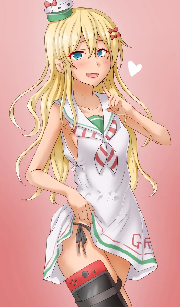 艦隊これくしょんのロリでエッチで扇情的なイタリア駆逐艦グレカーレちゃんの二次エロ画像100連発-32
