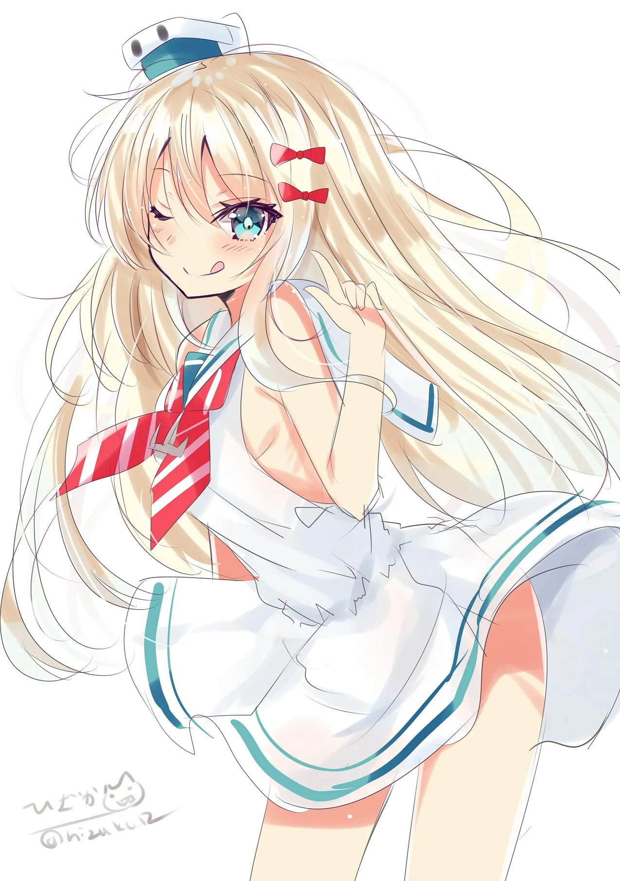 艦隊これくしょんのロリでエッチで扇情的なイタリア駆逐艦グレカーレちゃんの二次エロ画像100連発-33