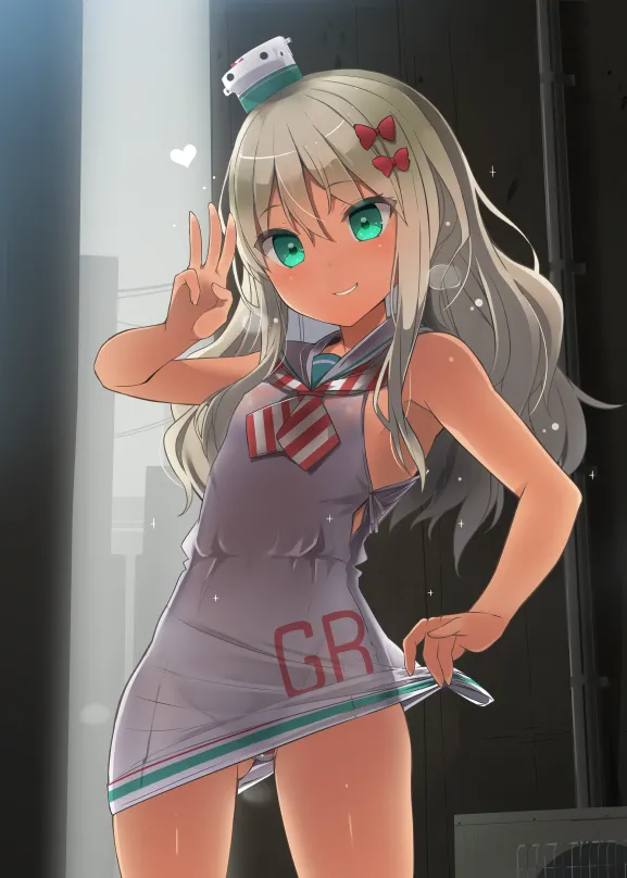 艦隊これくしょんのロリでエッチで扇情的なイタリア駆逐艦グレカーレちゃんの二次エロ画像100連発-41