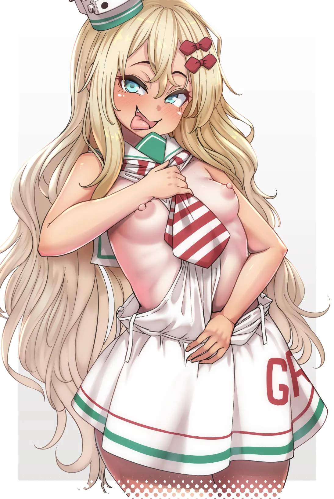 艦隊これくしょんのロリでエッチで扇情的なイタリア駆逐艦グレカーレちゃんの二次エロ画像100連発-79