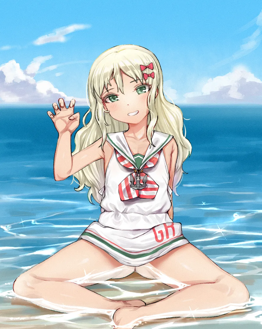 艦隊これくしょんのロリでエッチで扇情的なイタリア駆逐艦グレカーレちゃんの二次エロ画像100連発-80