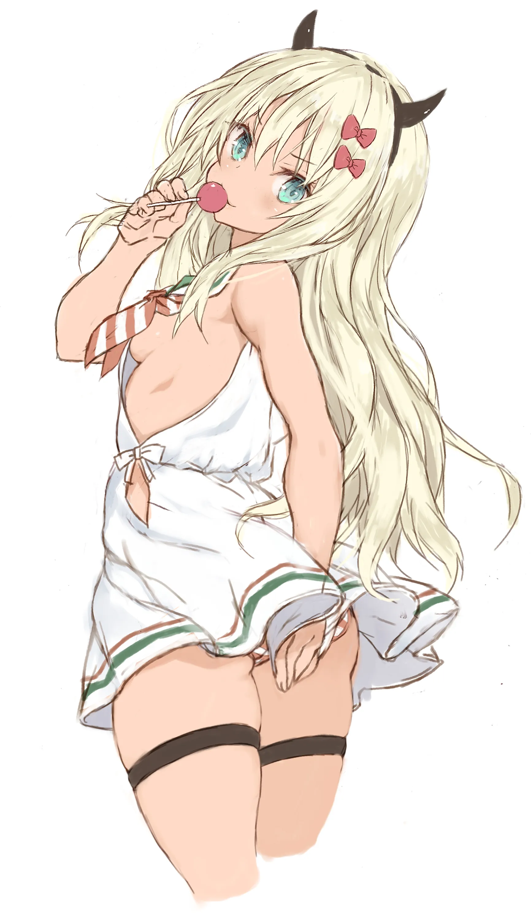 艦隊これくしょんのロリでエッチで扇情的なイタリア駆逐艦グレカーレちゃんの二次エロ画像100連発-87
