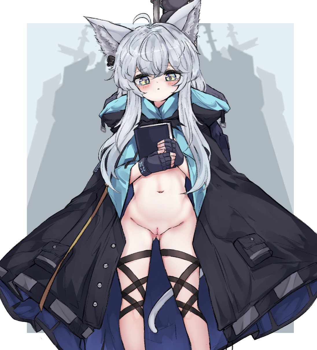 アークナイツのネコミミかわいい14歳ロリ少女ロスモンティスちゃんの二次エロ画像-9