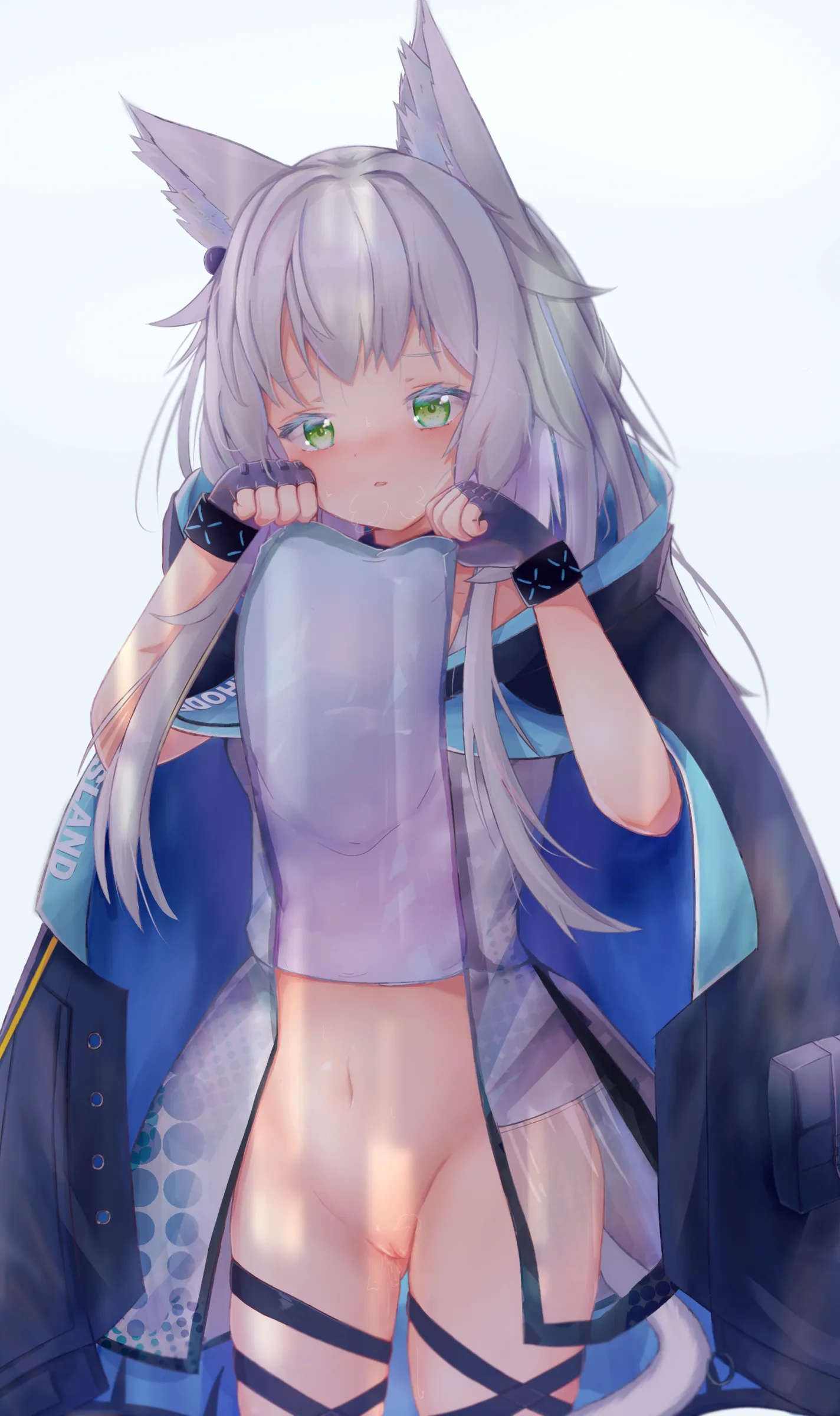 アークナイツのネコミミかわいい14歳ロリ少女ロスモンティスちゃんの二次エロ画像-41