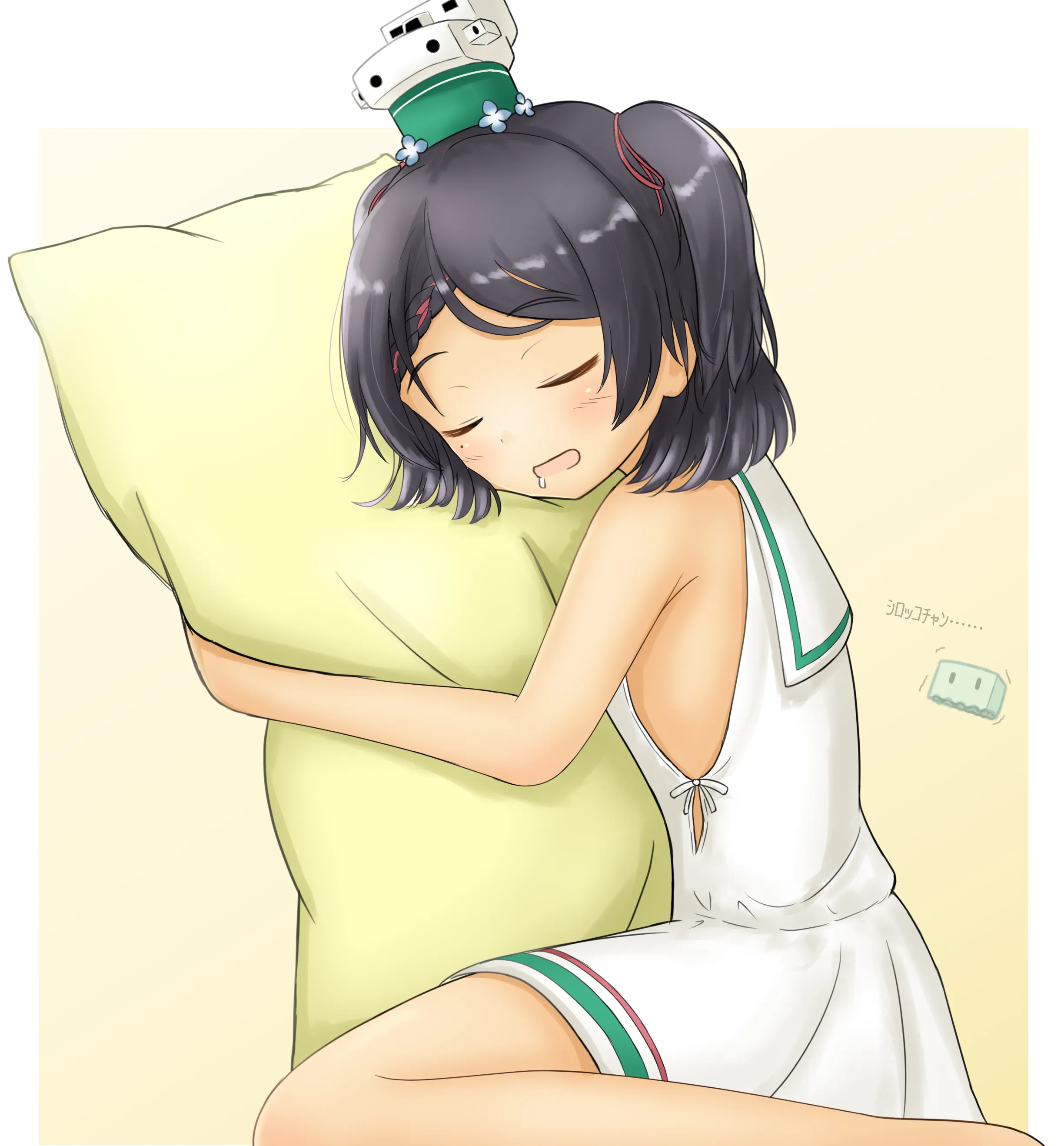 艦隊これくしょん(艦これ)のロリかわイタリア駆逐艦黒髪美少女のシロッコちゃんの二次エロ画像-57