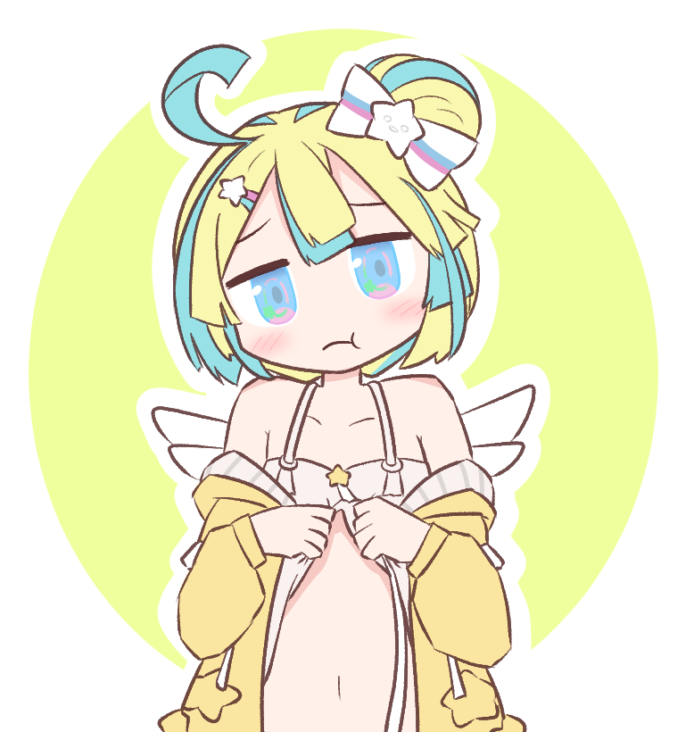 Re:AcT所属の金髪メッシュロリちっぱいVtuber天川はのちゃんの二次エロ画像-4