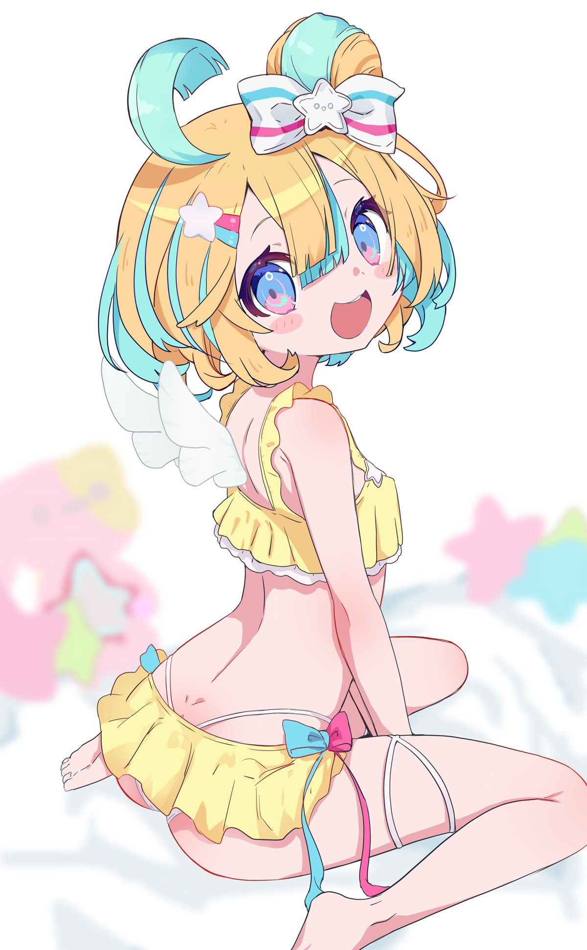 Re:AcT所属の金髪メッシュロリちっぱいVtuber天川はのちゃんの二次エロ画像-6