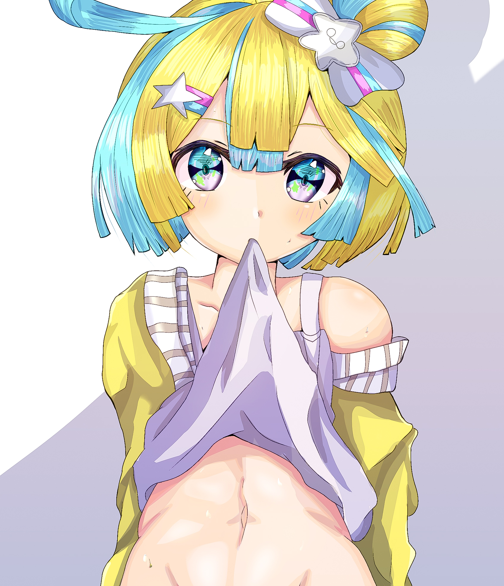 Re:AcT所属の金髪メッシュロリちっぱいVtuber天川はのちゃんの二次エロ画像-37