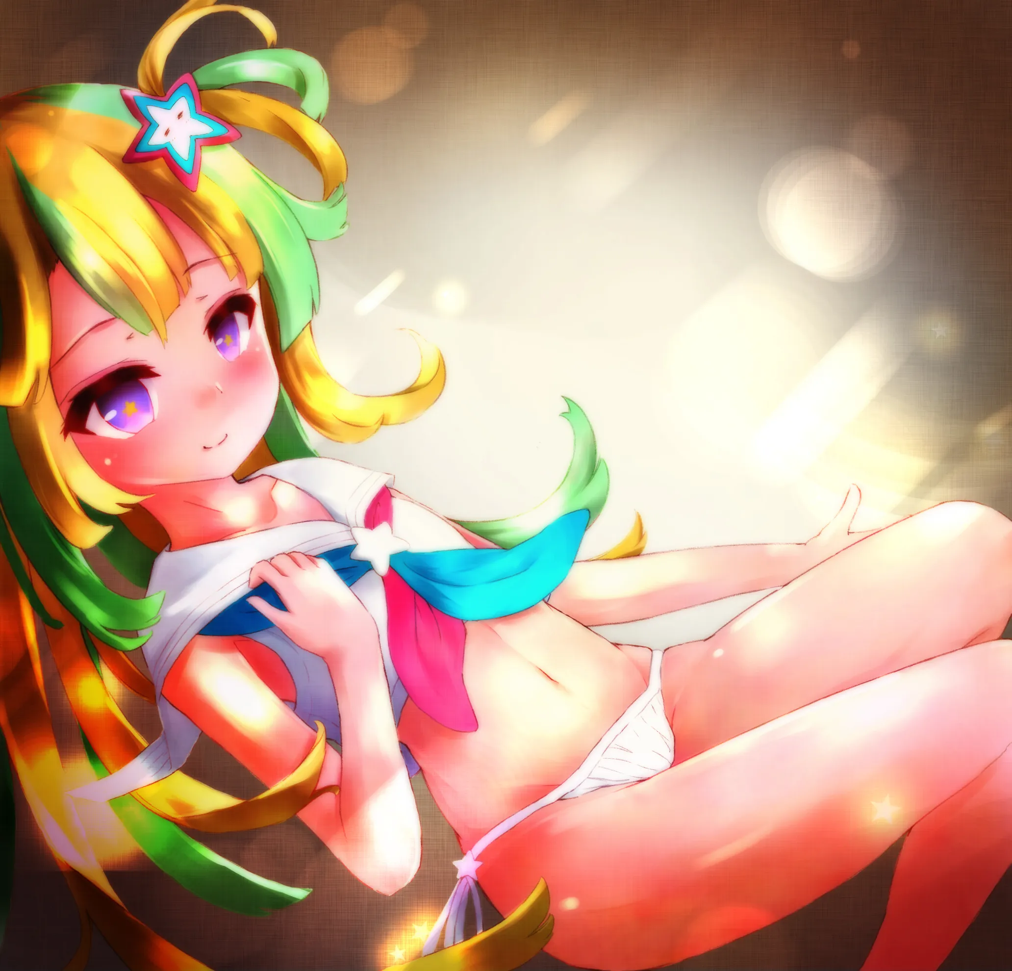 Re:AcT所属の金髪メッシュロリちっぱいVtuber天川はのちゃんの二次エロ画像-47