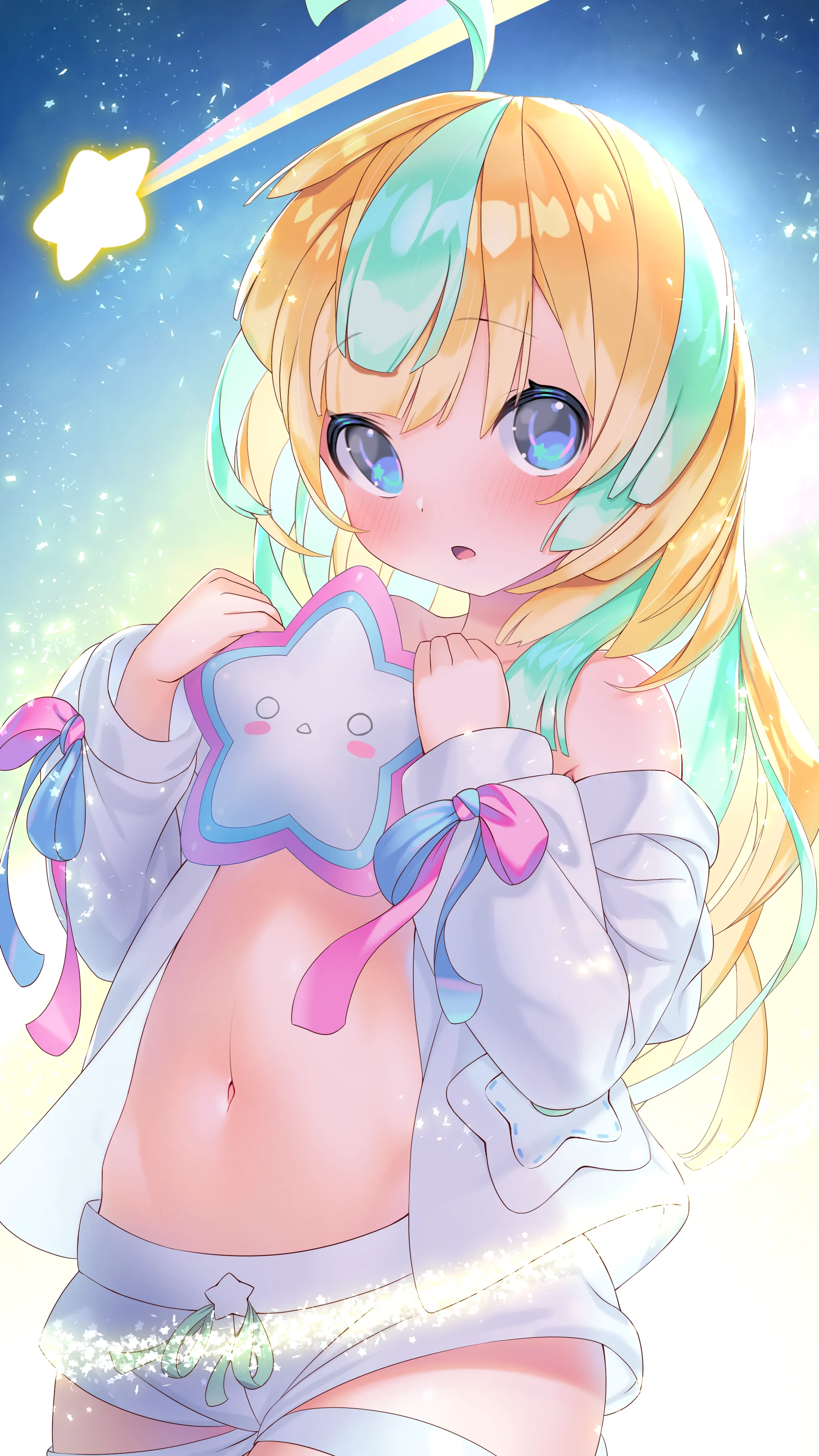 Re:AcT所属の金髪メッシュロリちっぱいVtuber天川はのちゃんの二次エロ画像-51