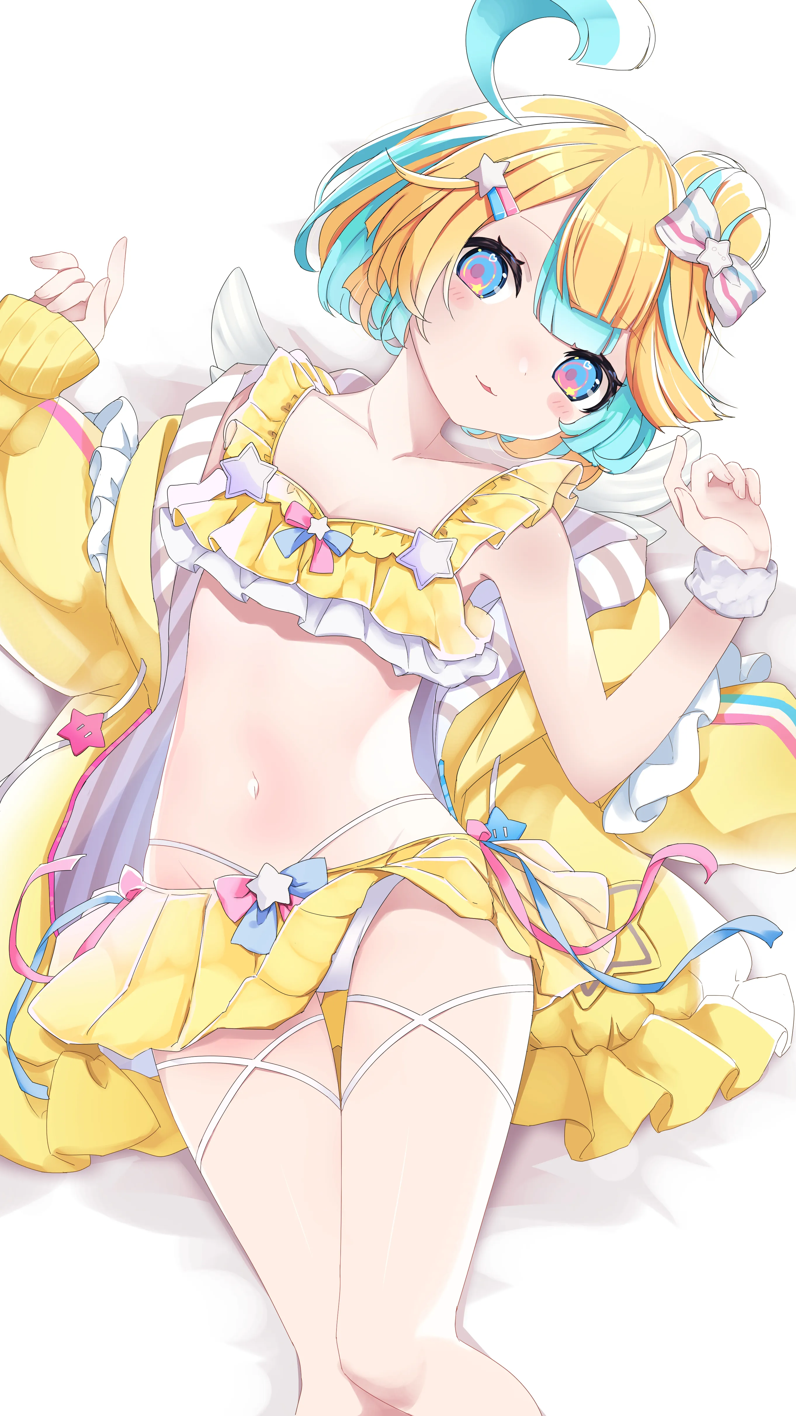 Re:AcT所属の金髪メッシュロリちっぱいVtuber天川はのちゃんの二次エロ画像-59