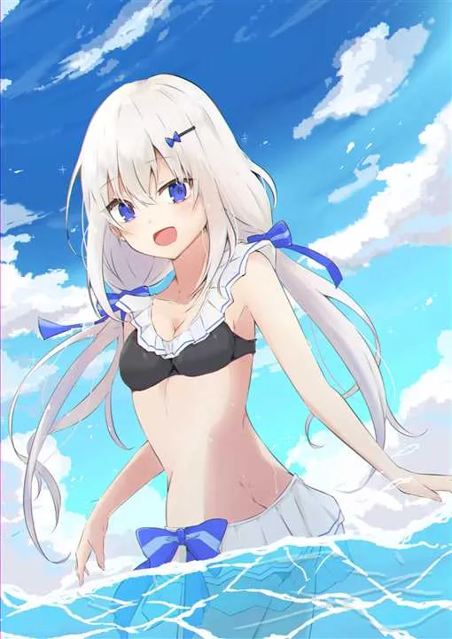 ヴァーチャルメイド喫茶ますかれーど所属の銀髪ロリVtuber天使なのちゃんの二次エロ画像-19