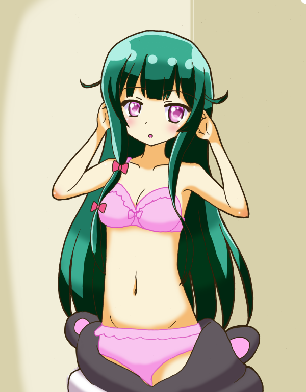 くまクマ熊ベアーの15歳引きこもりちっぱいロリなユナちゃんの二次エロ画像-17