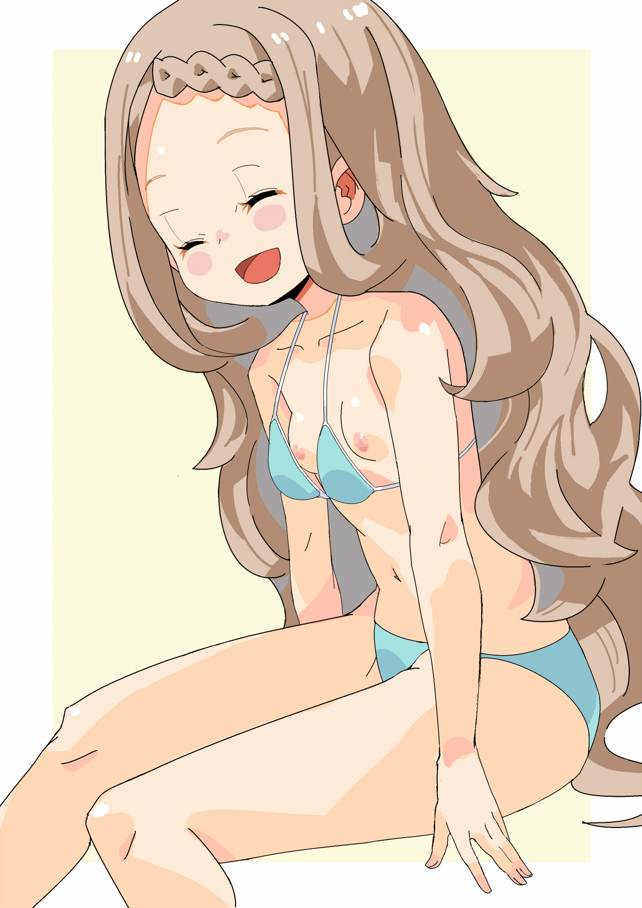 ヤマノススメのロリかわJC青羽ここなちゃんの13歳ぺったんこロリかわいい二次エロ画像-53