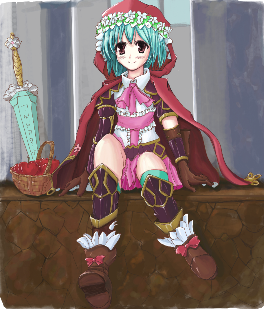 モンスターストライクの赤ずきん美少女でロリかわいいノンノちゃんの二次萌えエロ画像-37