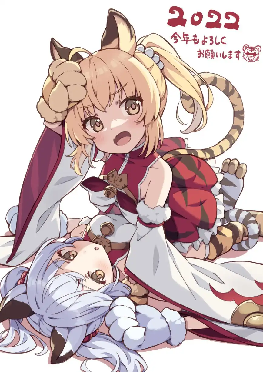 グランブルーファンタジーの十二神将でロリ双子のシンダラことファンちゃんとパイちゃんの二次エロ画像-4