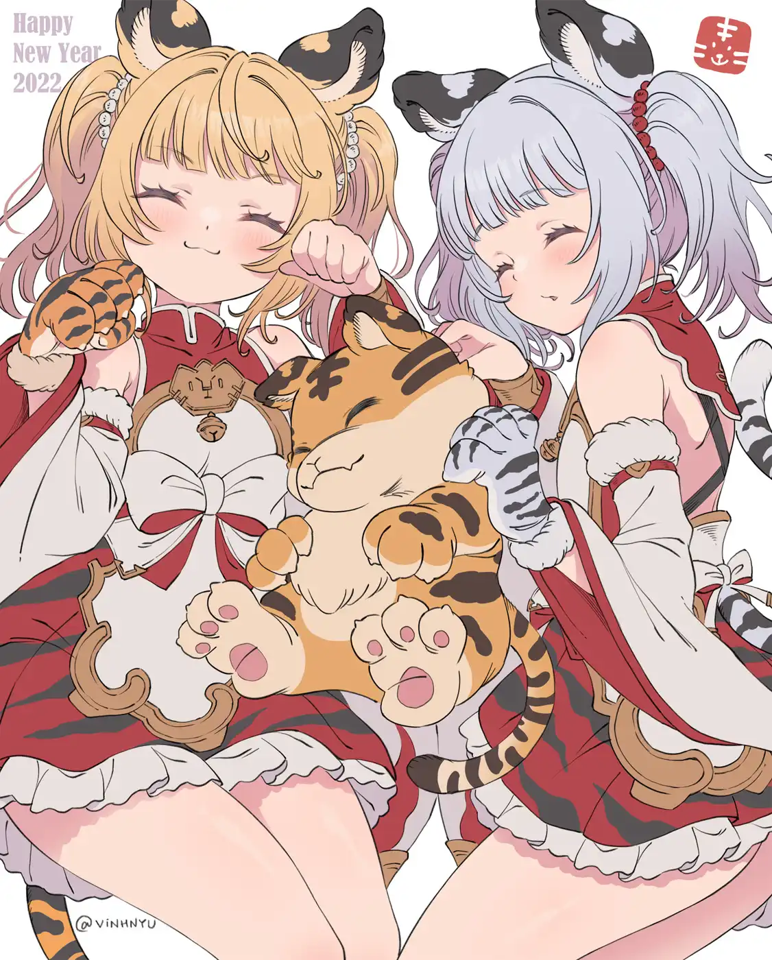 グランブルーファンタジーの十二神将でロリ双子のシンダラことファンちゃんとパイちゃんの二次エロ画像-9