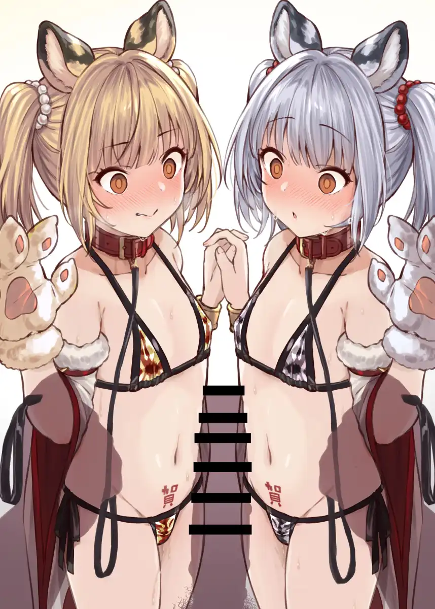 グランブルーファンタジーの十二神将でロリ双子のシンダラことファンちゃんとパイちゃんの二次エロ画像-19