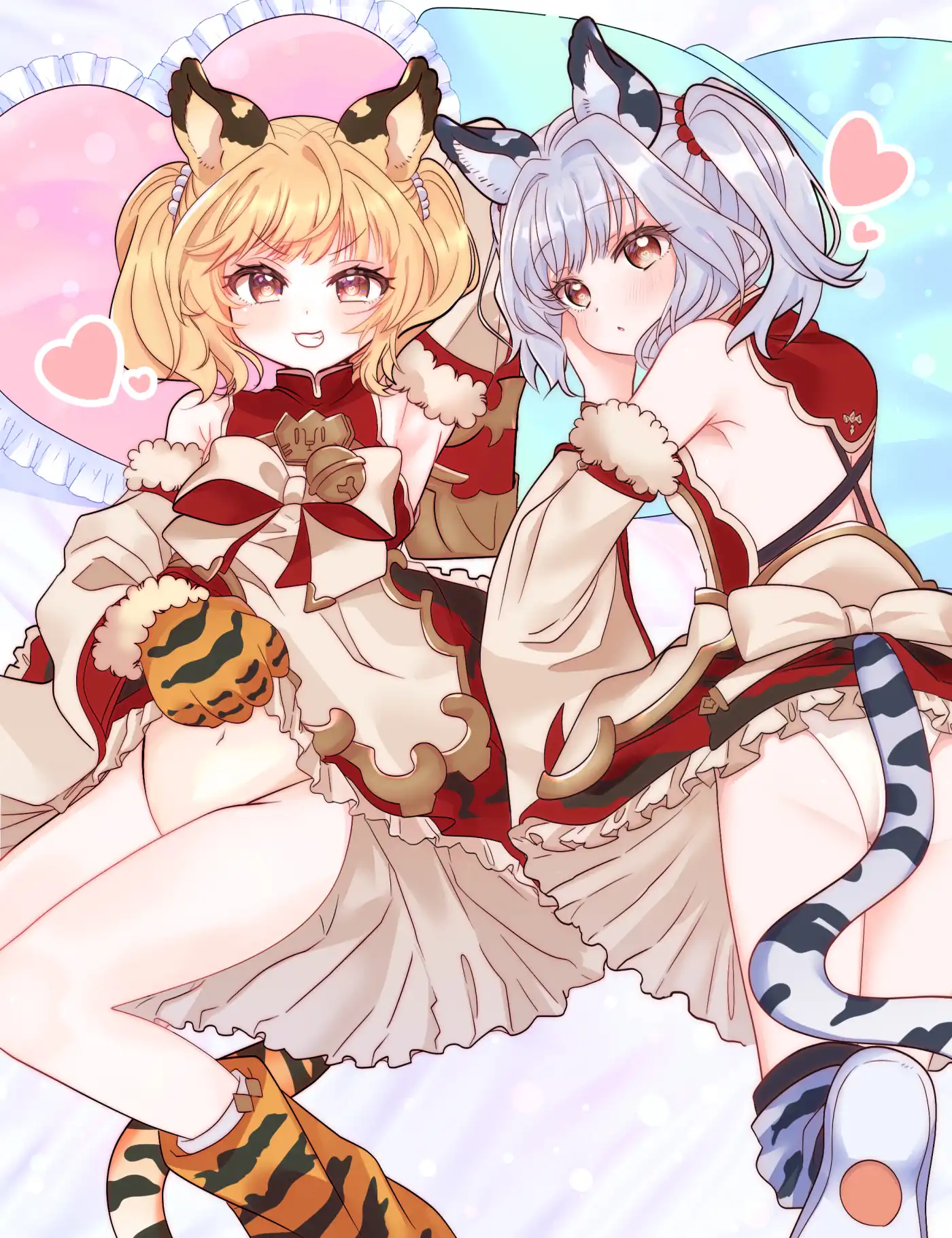 グランブルーファンタジーの十二神将でロリ双子のシンダラことファンちゃんとパイちゃんの二次エロ画像-48