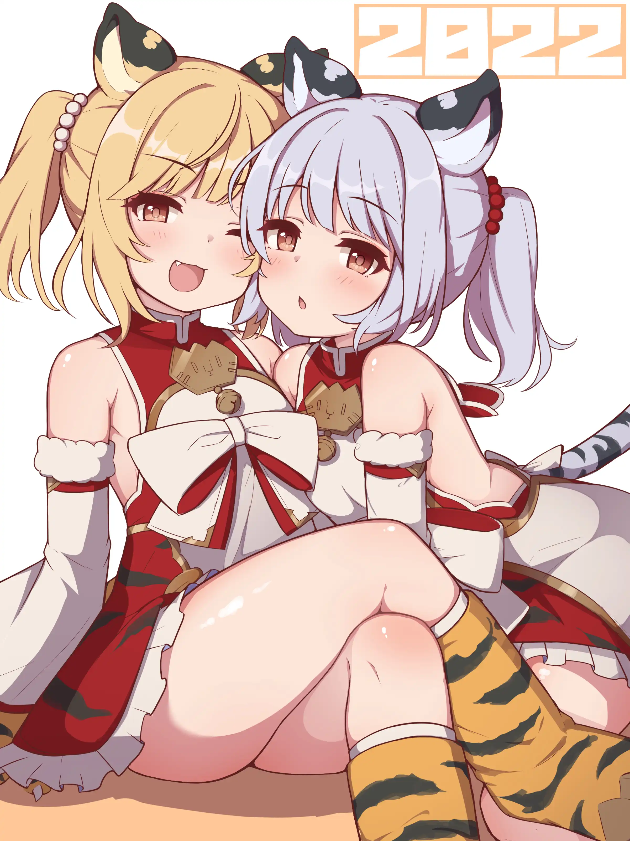 グランブルーファンタジーの十二神将でロリ双子のシンダラことファンちゃんとパイちゃんの二次エロ画像-59