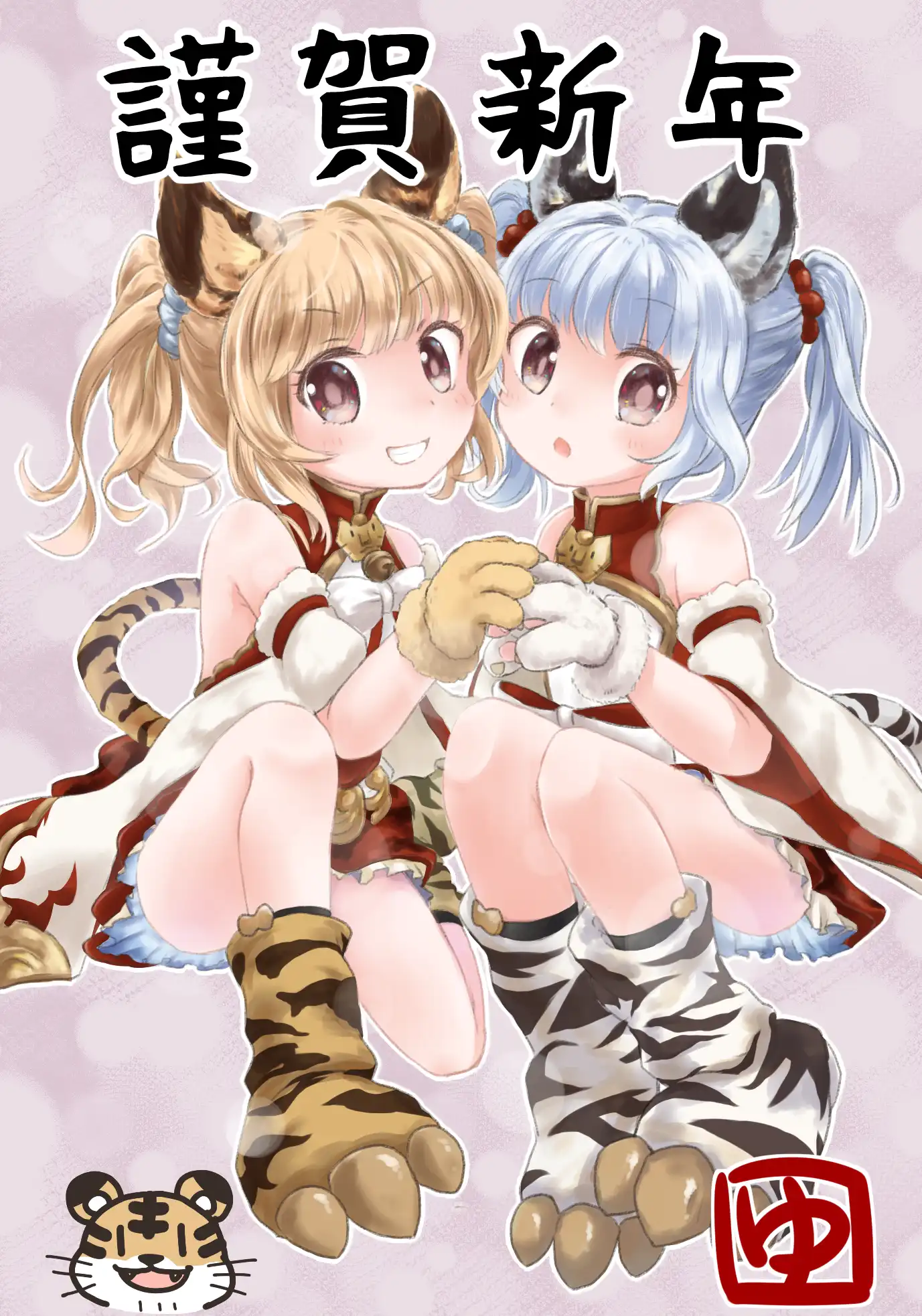 グランブルーファンタジーの十二神将でロリ双子のシンダラことファンちゃんとパイちゃんの二次エロ画像-63