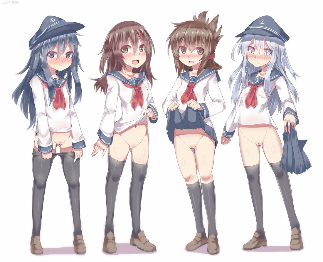 艦これの第六駆逐隊暁型4姉妹、暁・響・雷・電のロリハーレム二次萌え&エロ画像-18