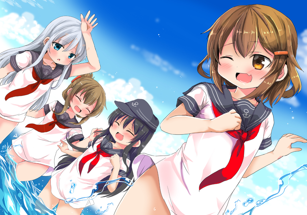 艦これの第六駆逐隊暁型4姉妹、暁・響・雷・電のロリハーレム二次萌え&エロ画像-26