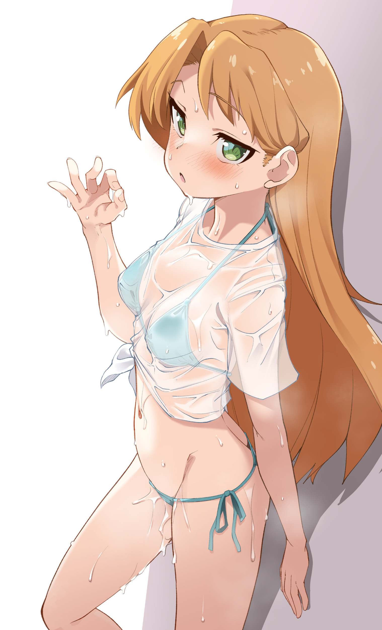瑠璃の宝石のかわいい元気系金髪JK美少女谷川瑠璃ちゃんの二次エロ画像-12