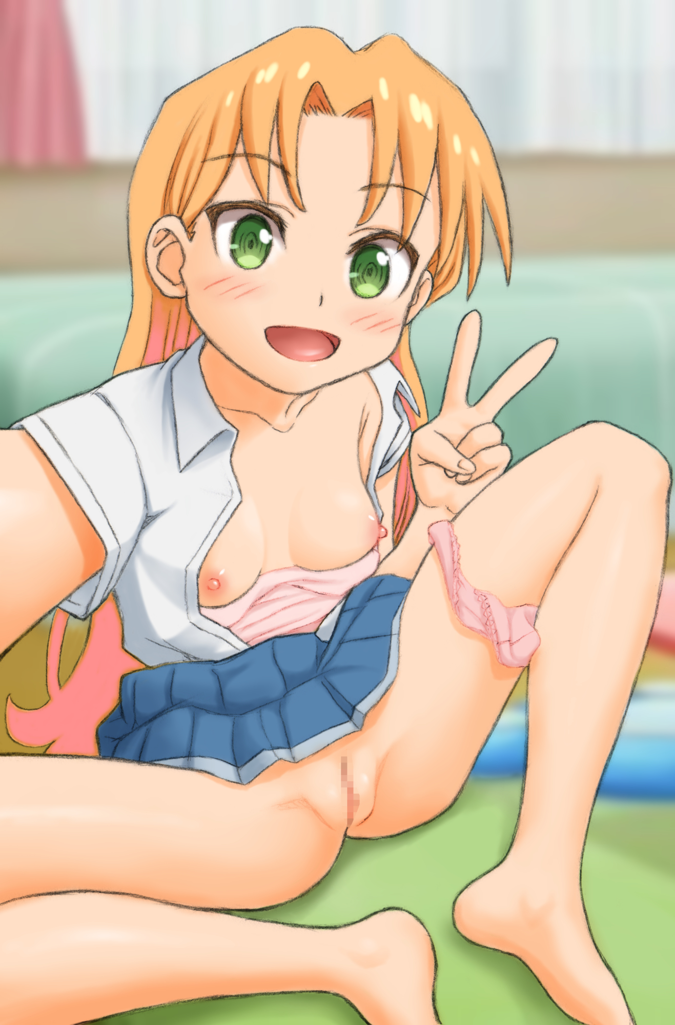 瑠璃の宝石のかわいい元気系金髪JK美少女谷川瑠璃ちゃんの二次エロ画像-36