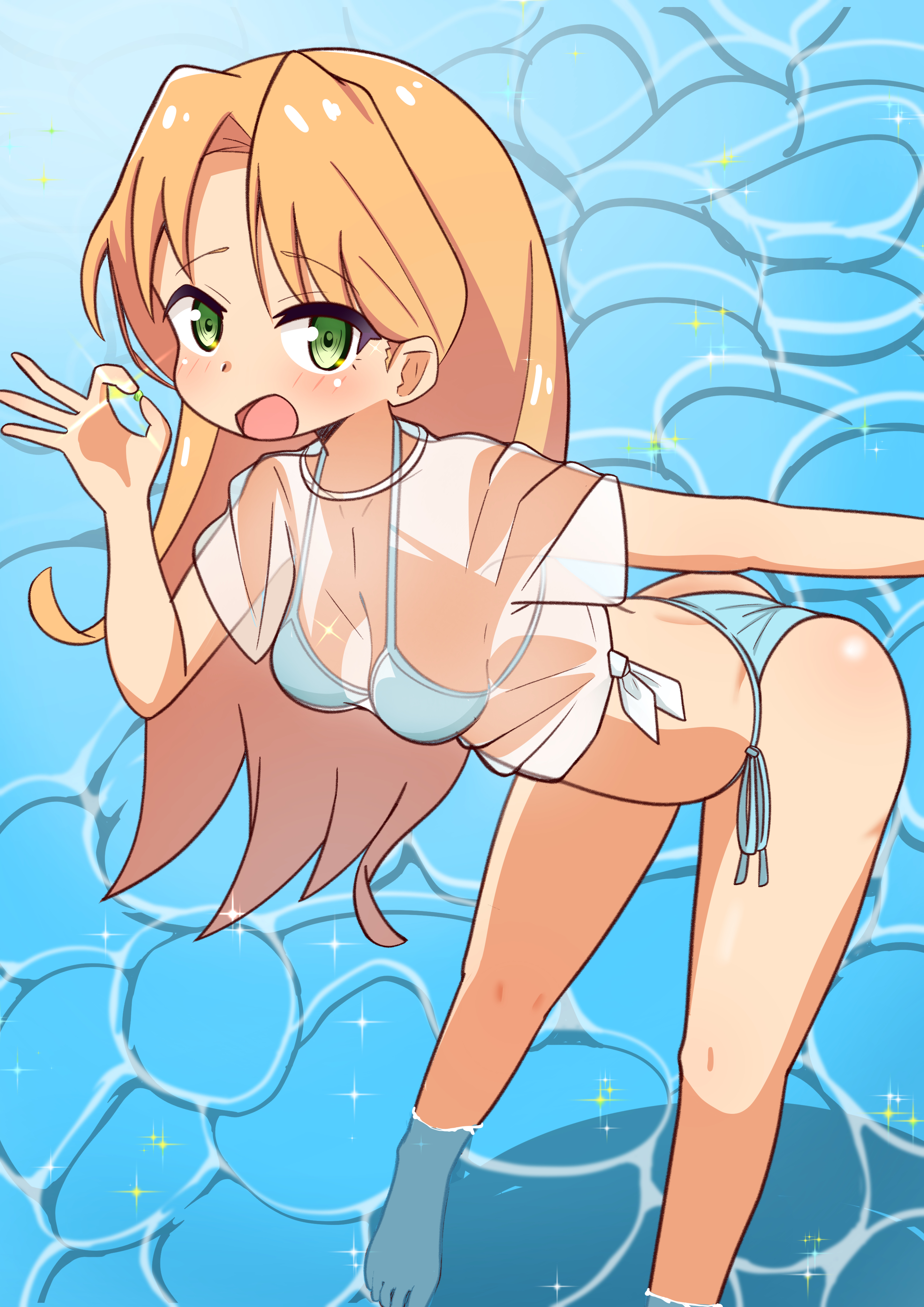 瑠璃の宝石のかわいい元気系金髪JK美少女谷川瑠璃ちゃんの二次エロ画像-57