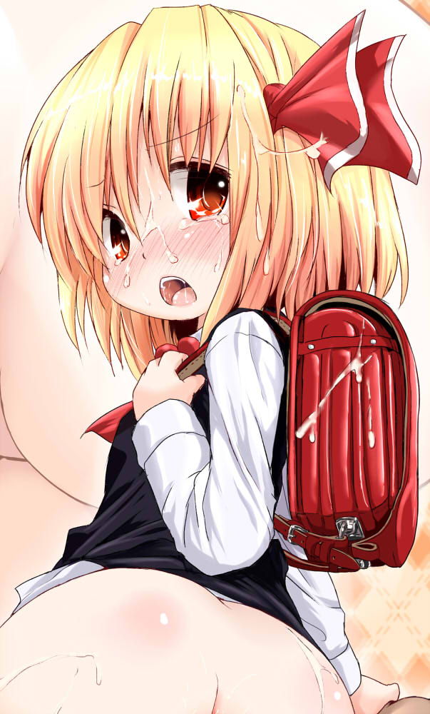 二次ロリJSとランドセルしょったまま後背位セクロス二次エロリ画像-14