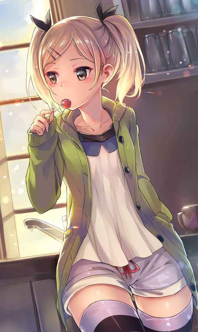 二次ロリ少女の萌え袖、サイズの合わないだぼだぼの服とかに萌えるエロ画像-15