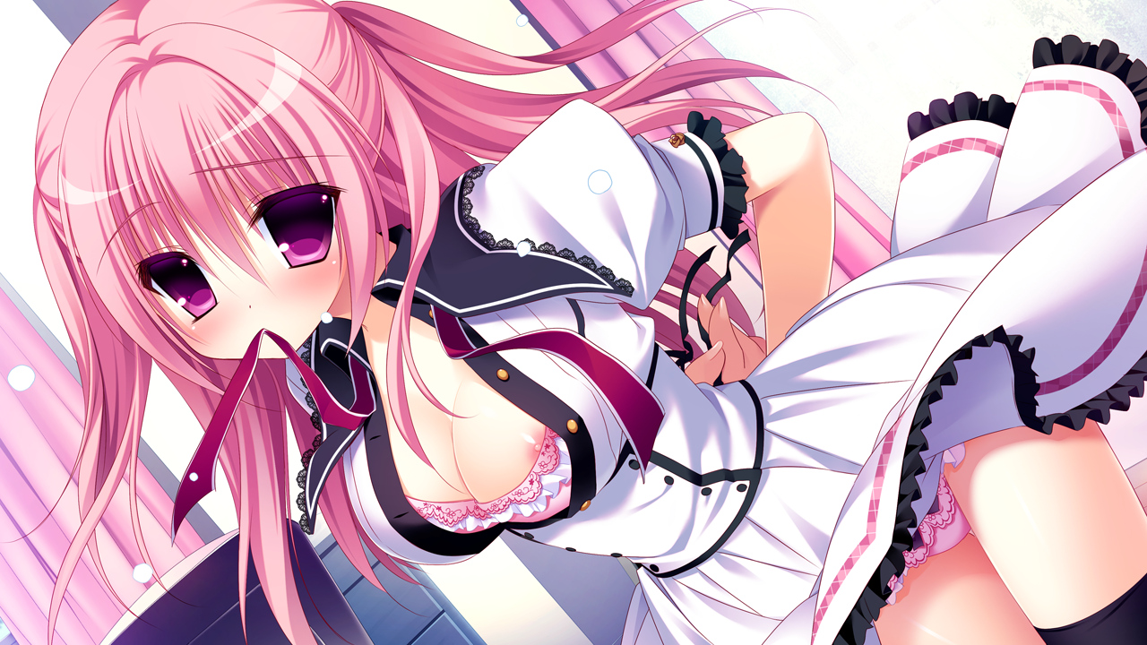 早く襲ってほしそうにエッチな格好で挑発してくる制服女子高生の美人局に引っかかりたいエロ画像-37